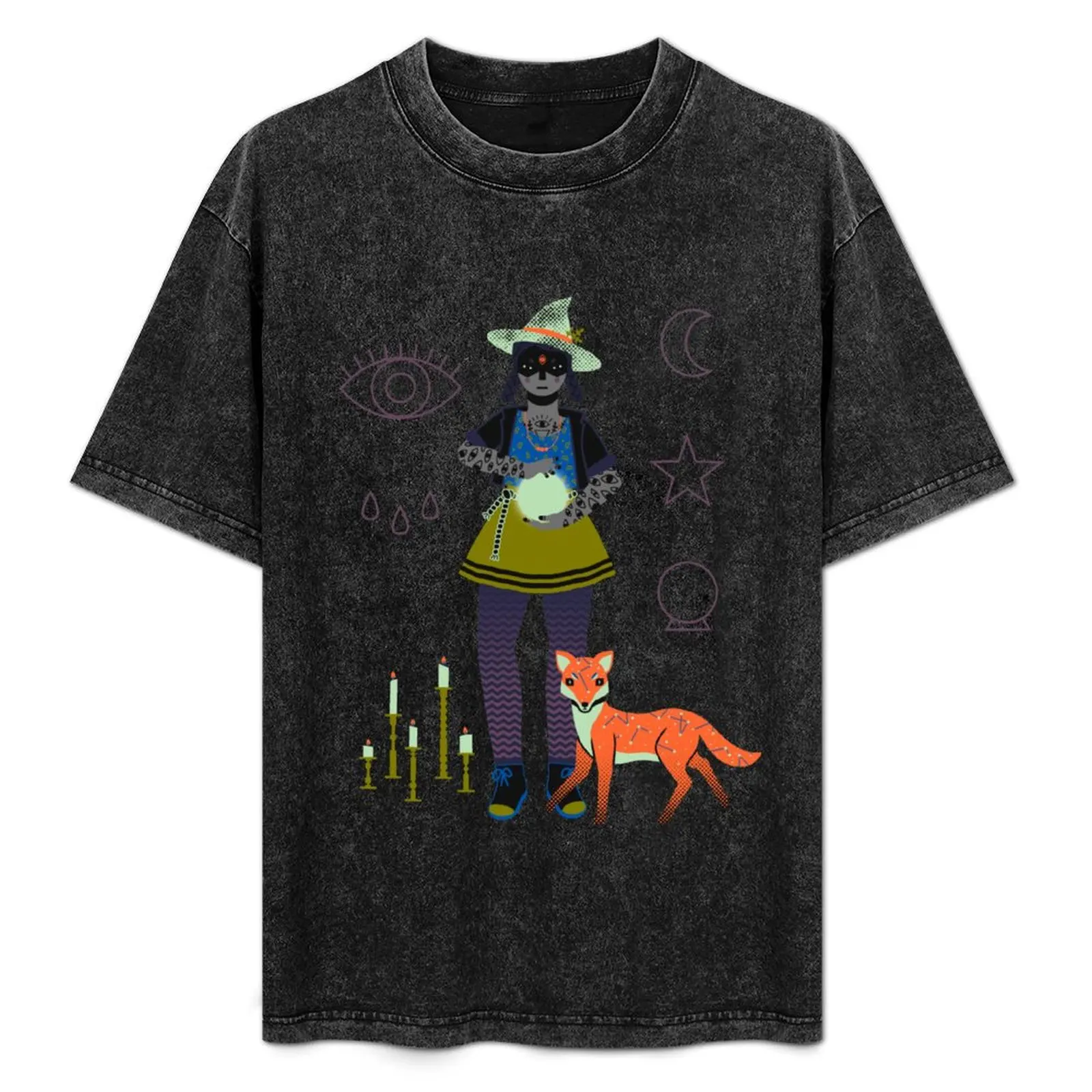 Witch Series: Crystal Ball T-Shirt Trendy Print Short Sleeve T-Shirt
Witch Series: Crystal Ball T-Shirt Trendy Print Short Sleeve T-Shirt