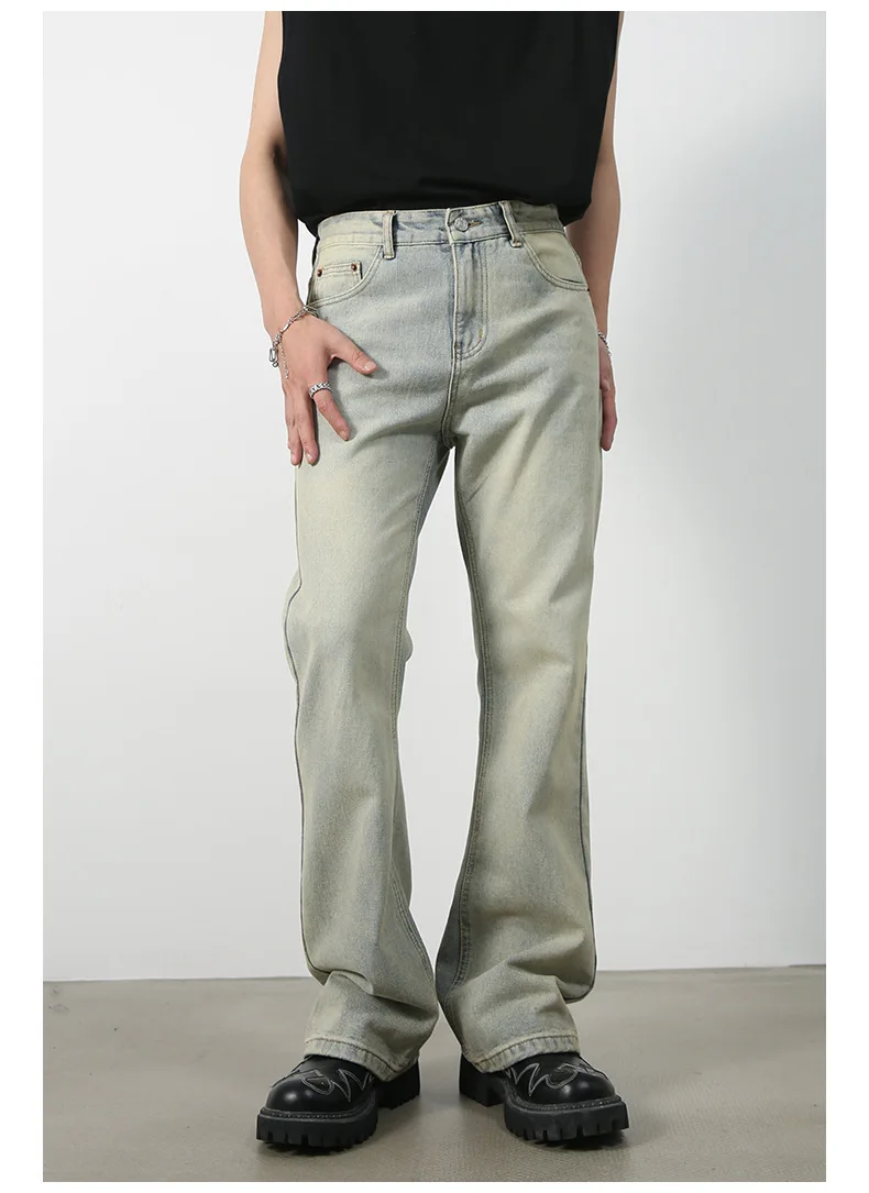 2025 New Mens Boot Cut Jeans Slightly Flared Slim Fit Blue Black Trousers Designer Classic Male Stretch Denim Pants
2025 New Mens Boot Cut Jeans Slightly Flared Slim Fit Blue Black Trousers Designer Classic Male Stretch Denim Pants