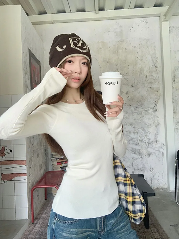 Slim Fit Long Sve round Ne T-irt Women's Inner Wear Base irt Commute Sle Korean Version Warmth Heating Pure Color
Slim Fit Long Sve round Ne T-irt Women's Inner Wear Base irt Commute Sle Korean Version Warmth Heating Pure Color