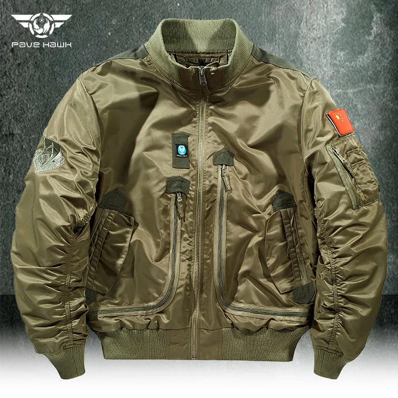 Waterproof Bomber Jacket Men Outdoor Military Multi-pocket MA-1 Windbreaker Coats Male Baseball Tactical Jackets Jaqueta Autumn
Waterproof Bomber Jacket Men Outdoor Military Multi-pocket MA-1 Windbreaker Coats Male Baseball Tactical Jackets Jaqueta Autumn
