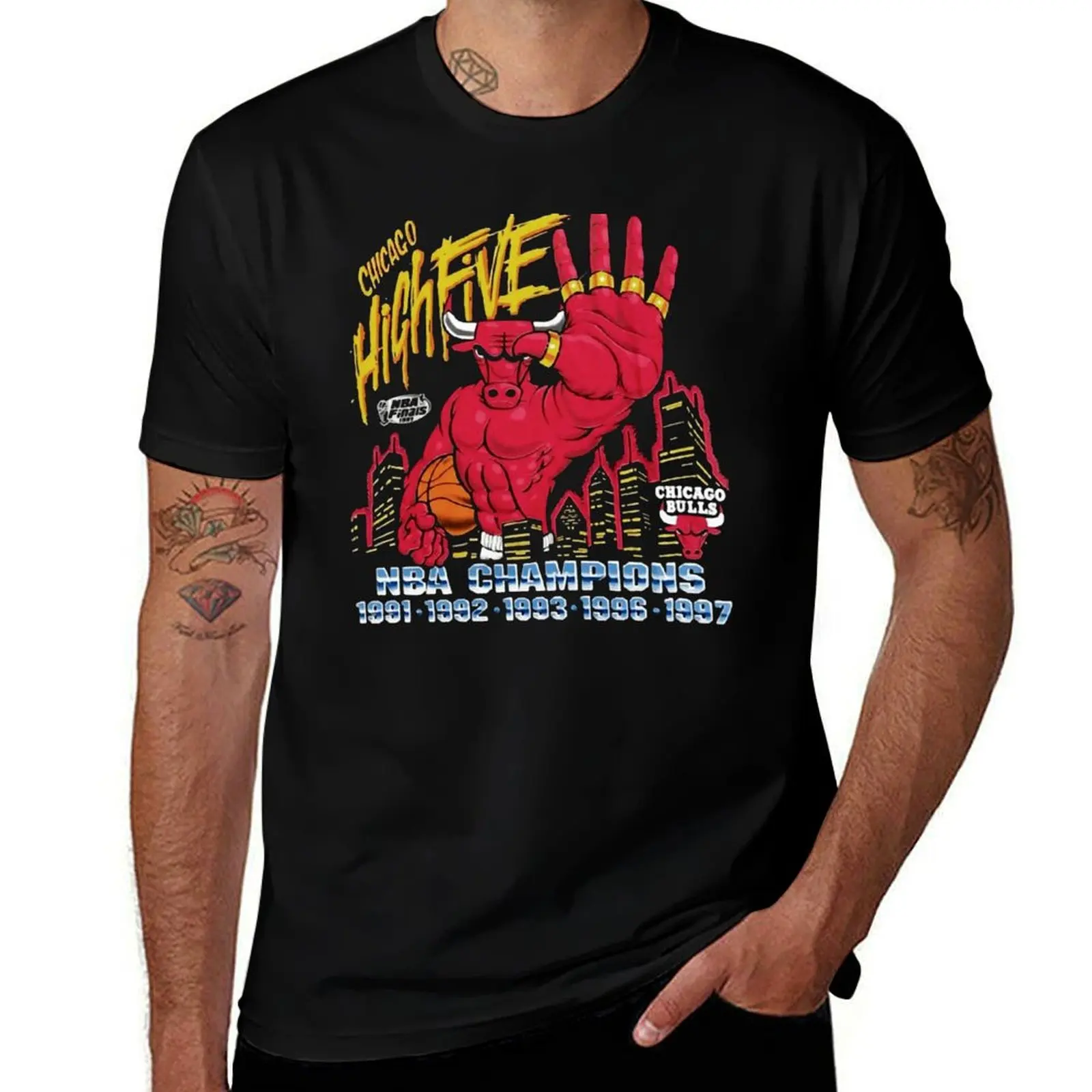 Chicago Basketball High Five T-Shirt summer shirt essential t shirt Short sleeve tee designer t shirt men
Chicago Basketball High Five T-Shirt summer shirt essential t shirt Short sleeve tee designer t shirt men