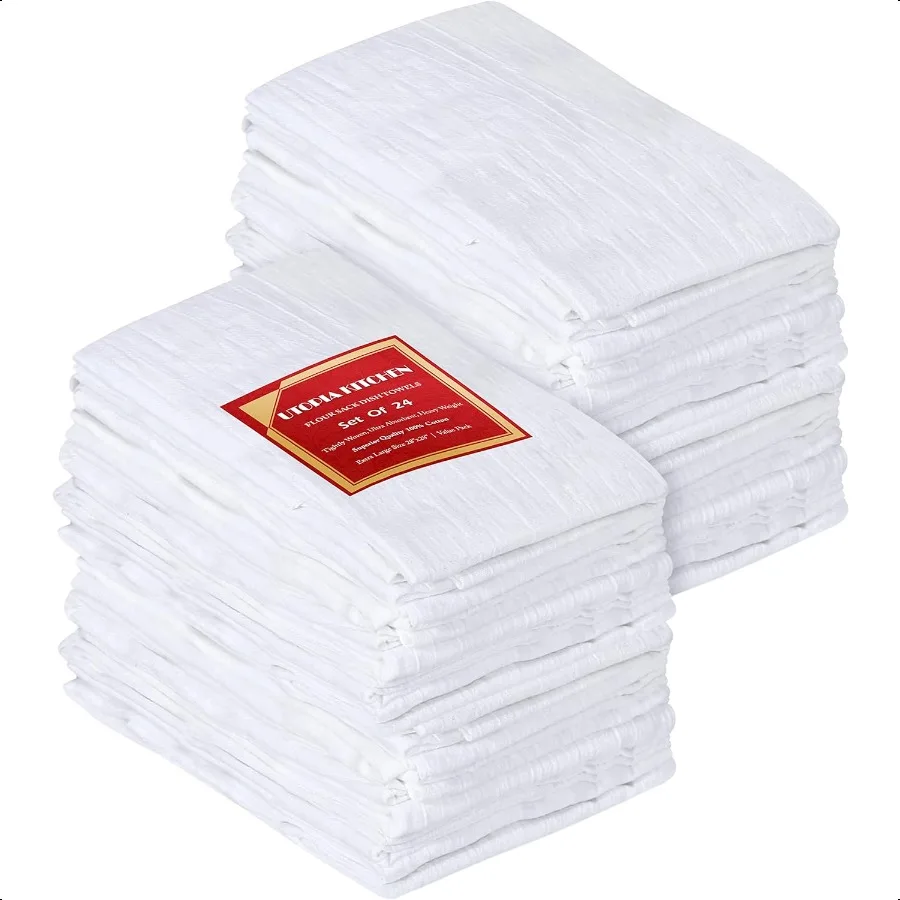 Полотенца из мучного мешка, 24 упаковки, 28 x 28 дюймов, 100 хлопковых чайных полотенец, кухонная ткань для посуды
Полотенца из мучного мешка, 24 упаковки, 28 x 28 дюймов, 100 хлопковых чайных полотенец, кухонная ткань для посуды