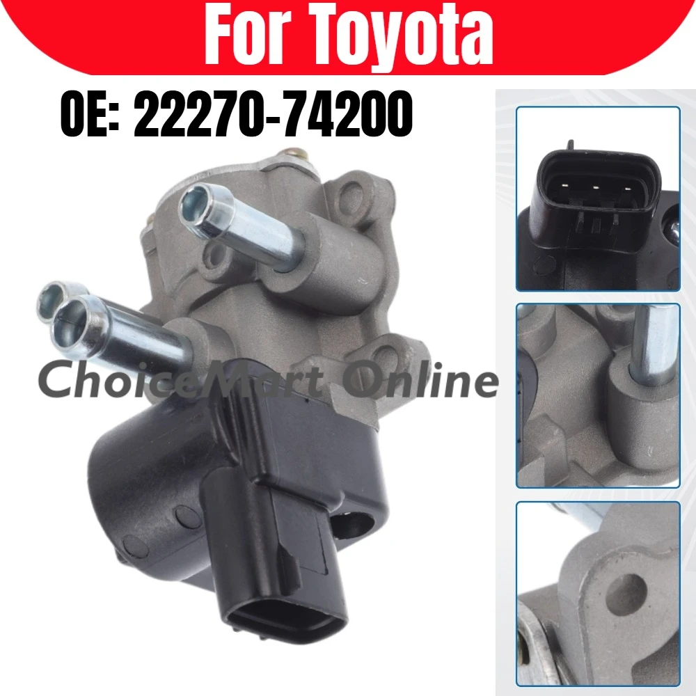 22270-74200 Idle Air Control Valve IACV 2227074200 for Toyota Camry Celica Solara RAV4 2.0L 2.2L 1997-2001
22270-74200 Idle Air Control Valve IACV 2227074200 for Toyota Camry Celica Solara RAV4 2.0L 2.2L 1997-2001