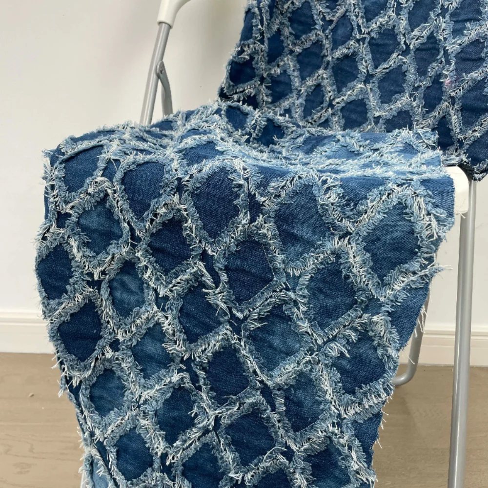 Tie Dyed Pure Cotton Denim Fabric Creative Transformation Jacquard Washed Clothing Jacket Designer Cloth for Diy Sewing
Tie Dyed Pure Cotton Denim Fabric Creative Transformation Jacquard Washed Clothing Jacket Designer Cloth for Diy Sewing