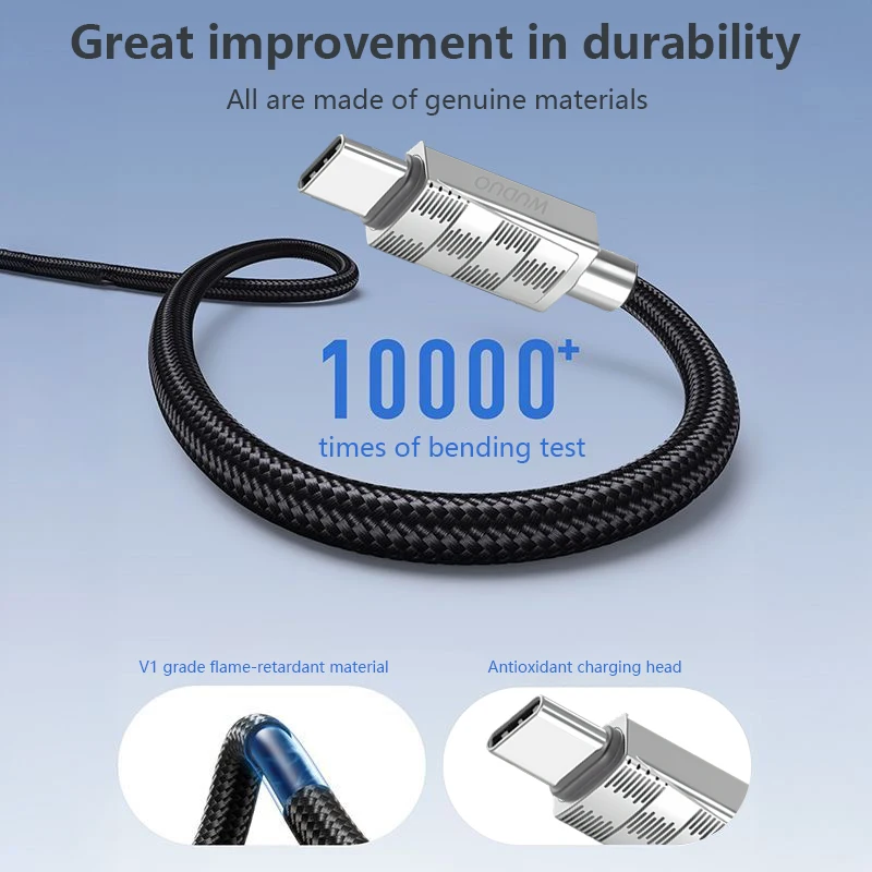 USB-C to Type C Color Cable For Apple iPhone 15 PD 60W Fast Charging For Huawei Xiaomi Samsung Type C Weaving Cable Accessories
USB-C to Type C Color Cable For Apple iPhone 15 PD 60W Fast Charging For Huawei Xiaomi Samsung Type C Weaving Cable Accessories