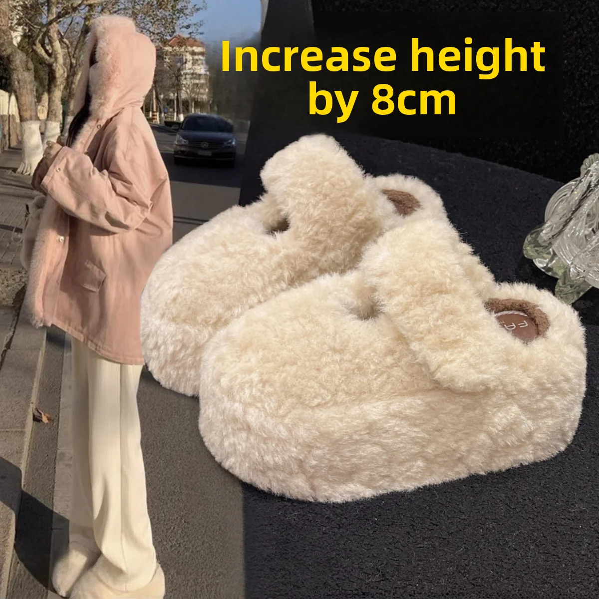 Женские тапочки без шнуровки Thi Bot, домашняя и уличная одежда с меховой отделкой, зимние теплые хлопковые тапочки с закрытым носком
Женские тапочки без шнуровки Thi Bot, домашняя и уличная одежда с меховой отделкой, зимние теплые хлопковые тапочки с закрытым носком