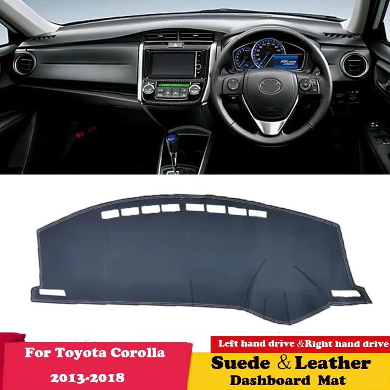 For Toyota Corolla axio altis fielder 2013-2018 Suede Leather Dashmat Dashboard Cover Pad Dash Mat Protective Carpet Accessories
For Toyota Corolla axio altis fielder 2013-2018 Suede Leather Dashmat Dashboard Cover Pad Dash Mat Protective Carpet Accessories