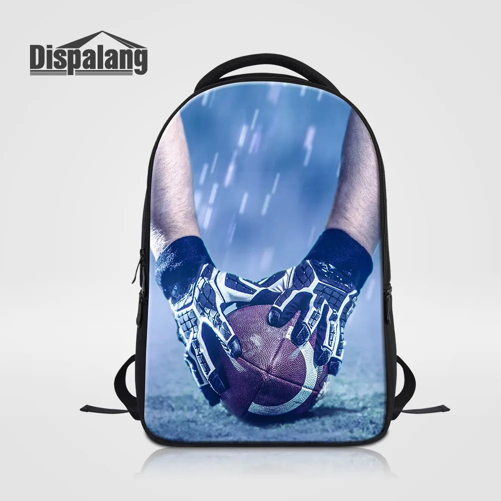 Dispalang Men's Laptop Backpack Rugbayball Football Printing School Bags For Teenage Boys Male Travel Bagpack Man Large Bookbag
Dispalang Men's Laptop Backpack Rugbayball Football Printing School Bags For Teenage Boys Male Travel Bagpack Man Large Bookbag