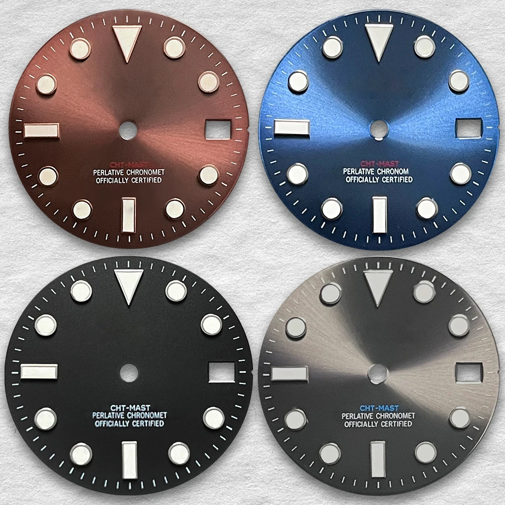 Latest Styles 28.5mm S Logo Nh35 Dial Sunray Yt-M Dial Suitable for Nh35/Nh36/4R/7S Movement Ice Blue Luminous Nh35 Accessories 
Latest Styles 28.5mm S Logo Nh35 Dial Sunray Yt-M Dial Suitable for Nh35/Nh36/4R/7S Movement Ice Blue Luminous Nh35 Accessories