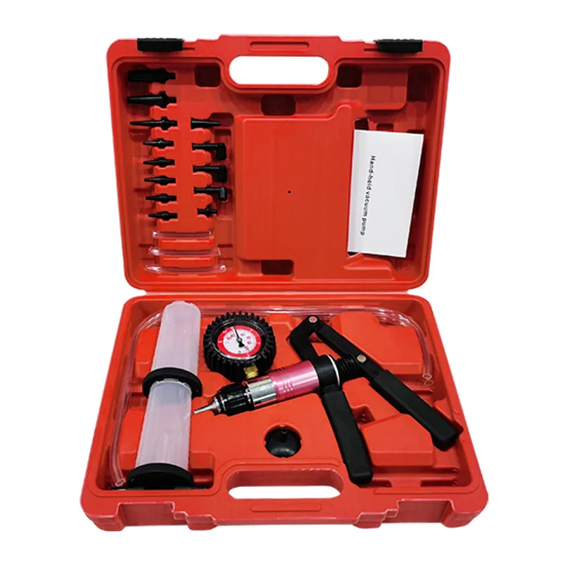 Hand Held Vacuum Pump Set Brake Oil Change Bleeding Tool for Vehicle
Hand Held Vacuum Pump Set Brake Oil Change Bleeding Tool for Vehicle