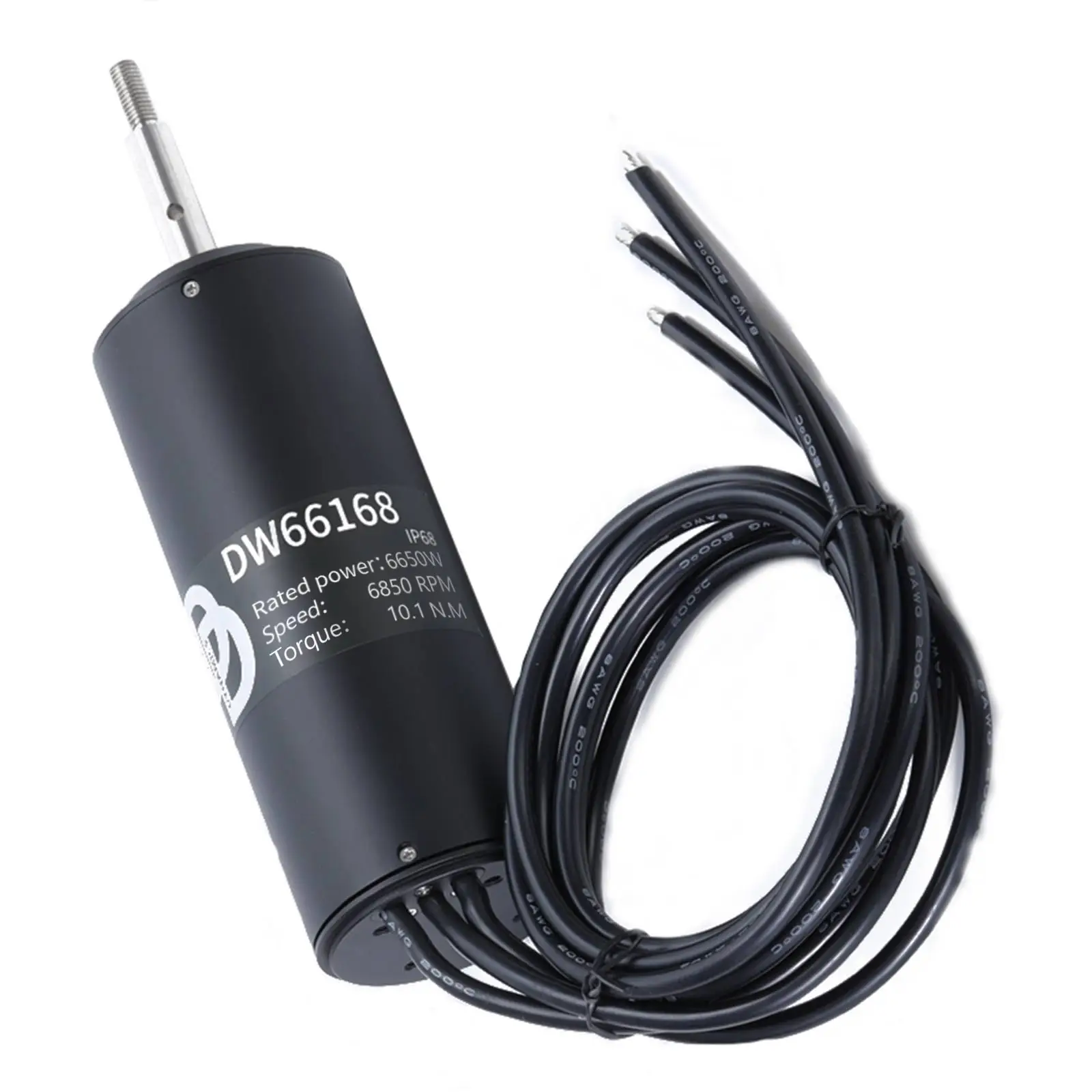 High - Power 6650W 53V IP68 Brushless Motor DW66168 for USV Hydrofoil Underwater 10N.M 6850RPM
High - Power 6650W 53V IP68 Brushless Motor DW66168 for USV Hydrofoil Underwater 10N.M 6850RPM
