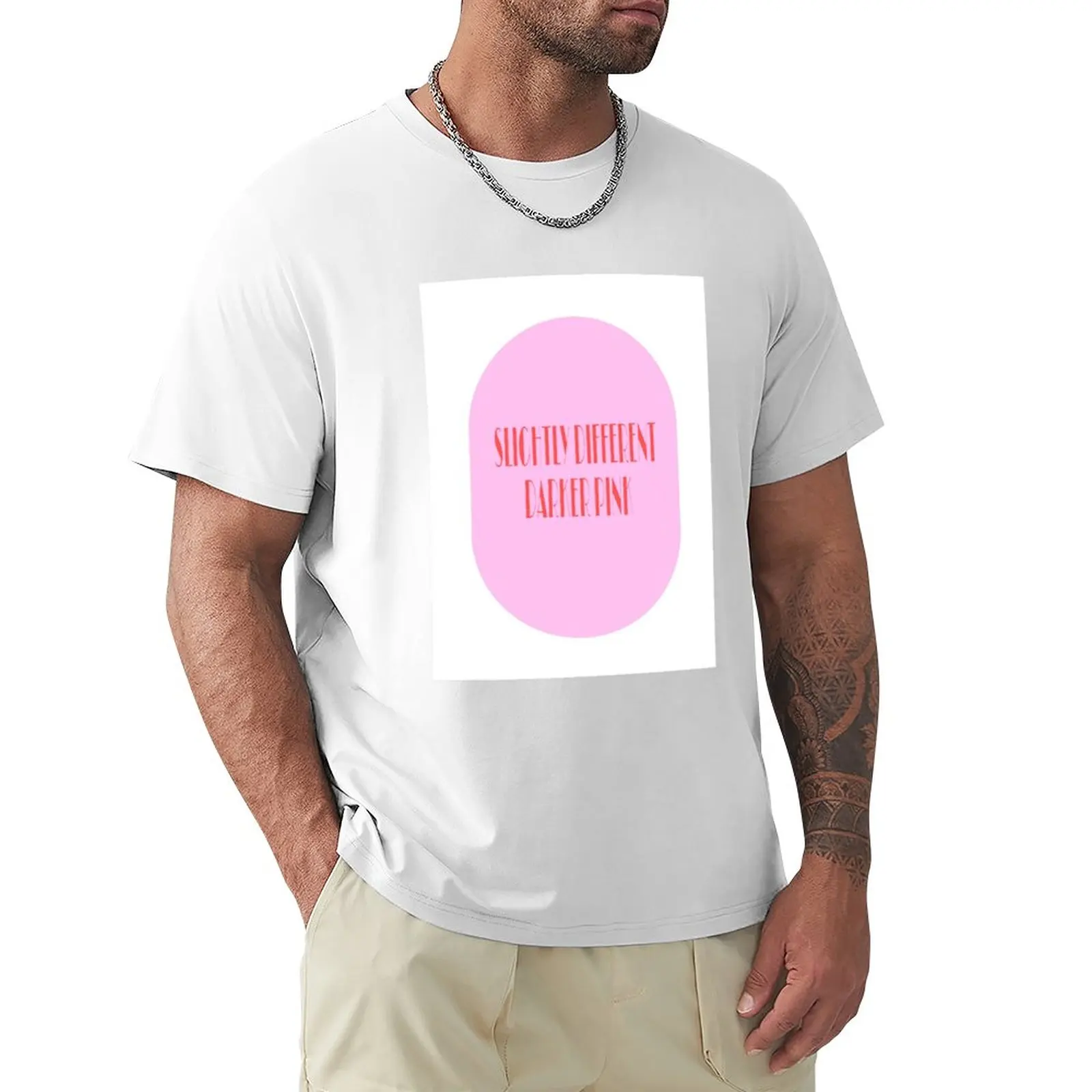 Slightly different darker pink T-Shirt summer top new edition mens graphic t-shirts funny
Slightly different darker pink T-Shirt summer top new edition mens graphic t-shirts funny