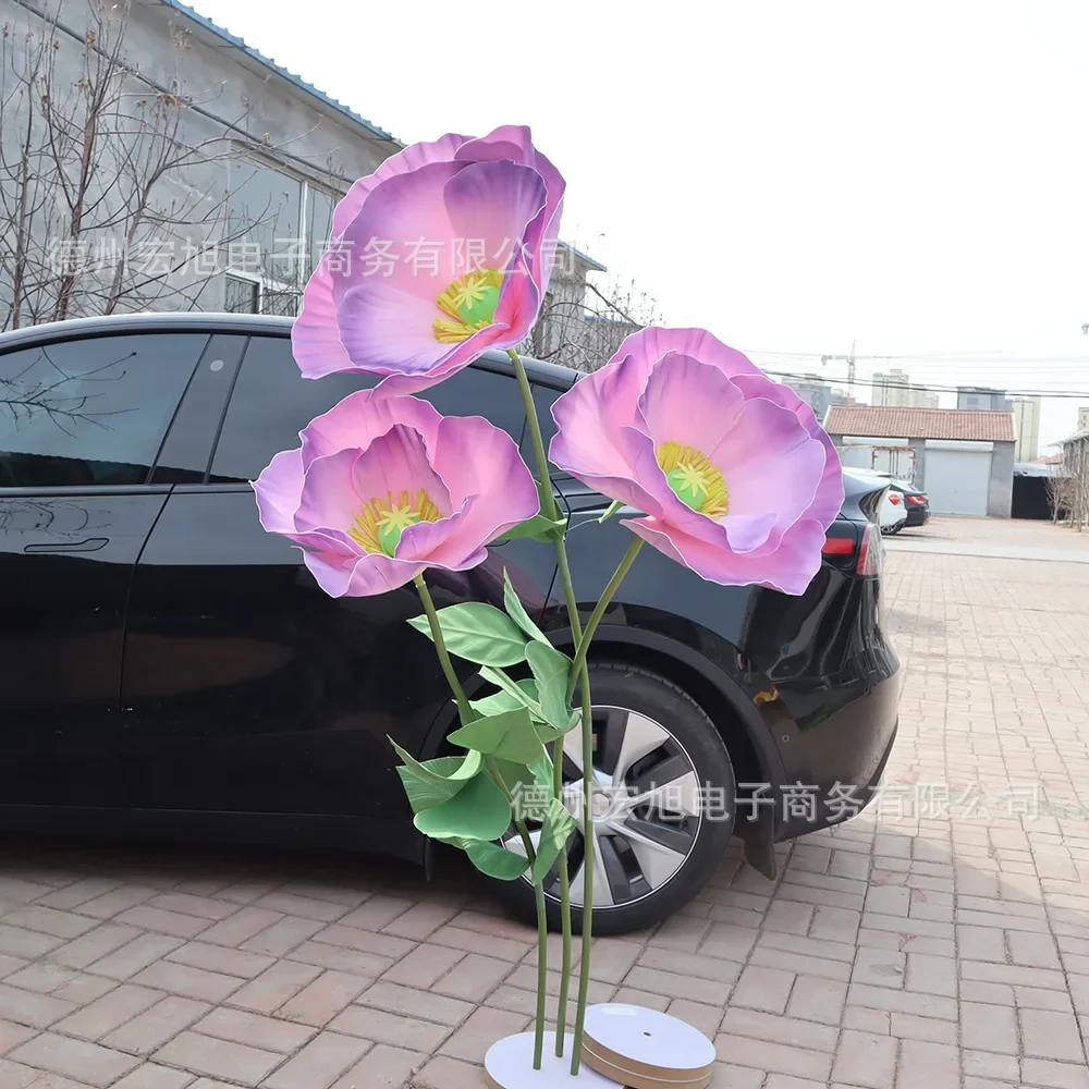 Giant PE Foam Poppy Artificial Flower Wedding Backdrop Home Decoration Accessories Marriage Outdoor Party Decoration Supplies
Giant PE Foam Poppy Artificial Flower Wedding Backdrop Home Decoration Accessories Marriage Outdoor Party Decoration Supplies
