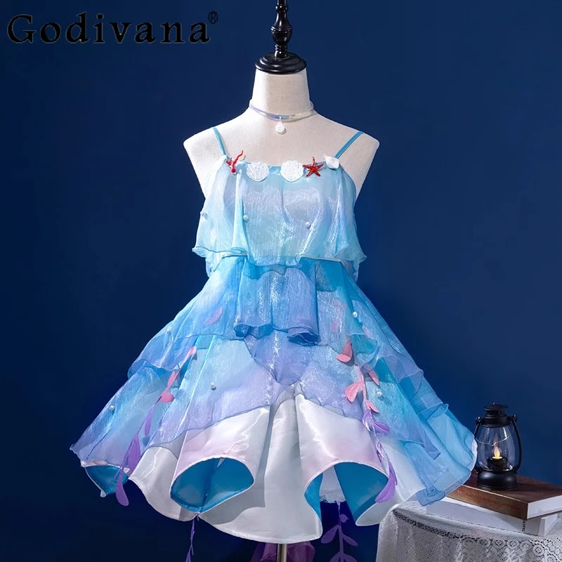 Game Anime Cosplay Women's Dress Suit Costume Uniform Dress Bag Decorations Set Wig Role Play Clothing for Ladies
Game Anime Cosplay Women's Dress Suit Costume Uniform Dress Bag Decorations Set Wig Role Play Clothing for Ladies
