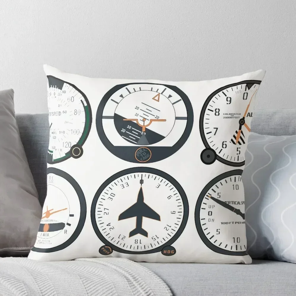 Basic Six Flight Instruments Throw Pillow luxury home accessories christmas cushions covers pillow
Basic Six Flight Instruments Throw Pillow luxury home accessories christmas cushions covers pillow
