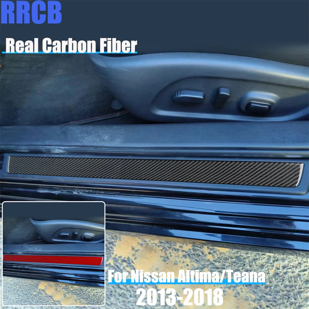 Real Carbon Fiber Car Accessories Door Sill Trim Soft Cover Sticker For Nissan Altima/Teana L33 2013 2014 2015 2016 2017 2018
Real Carbon Fiber Car Accessories Door Sill Trim Soft Cover Sticker For Nissan Altima/Teana L33 2013 2014 2015 2016 2017 2018
