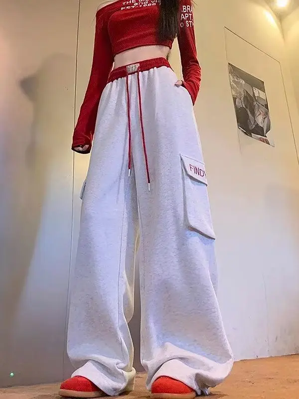 ay High Street Spor Casual Pants Straight Leg Jazz Dance Trousers ex Spring Autumn Wide Leg Workwear Youth Faion
ay High Street Spor Casual Pants Straight Leg Jazz Dance Trousers ex Spring Autumn Wide Leg Workwear Youth Faion