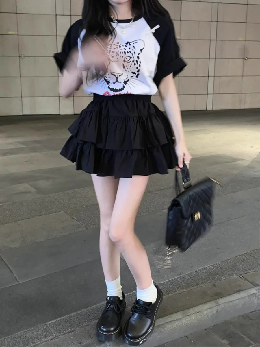 Black Puffy Short Skirt High Waist Pleated Sweet Girl Skirt Summer Small Figure Half Skirt Cake Skirt Commute Style
Black Puffy Short Skirt High Waist Pleated Sweet Girl Skirt Summer Small Figure Half Skirt Cake Skirt Commute Style