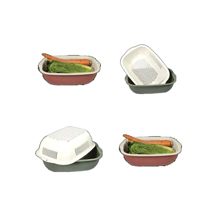 【New style】Cuisine Collection 7 QT Bowl and Strainer Set - Puce
【New style】Cuisine Collection 7 QT Bowl and Strainer Set - Puce