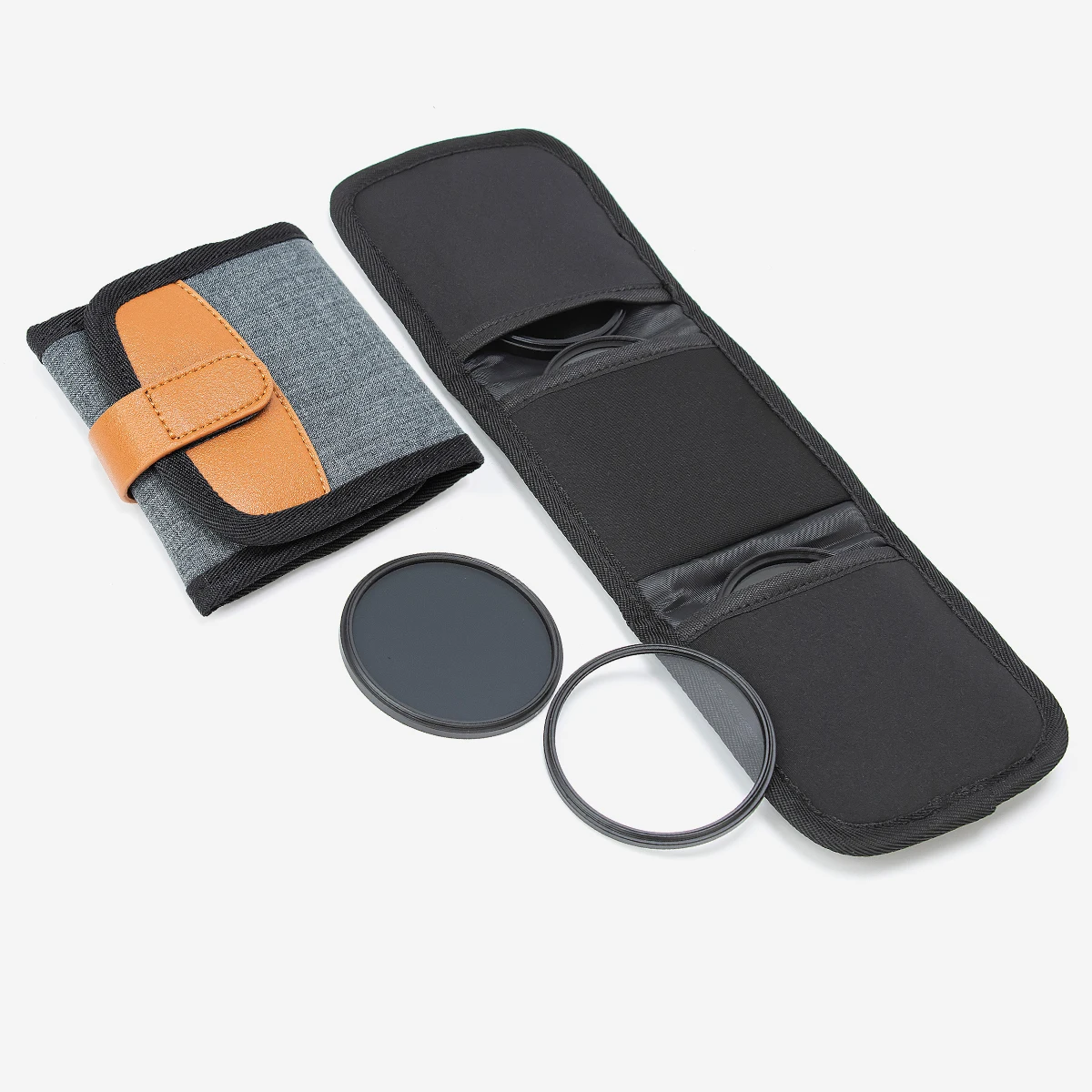 Wallet-style Pouch for SLR Camera Filter Portable Compact Case for ND UV CPL Filter Organize 3 Filters Under Diameter 82mm
Wallet-style Pouch for SLR Camera Filter Portable Compact Case for ND UV CPL Filter Organize 3 Filters Under Diameter 82mm