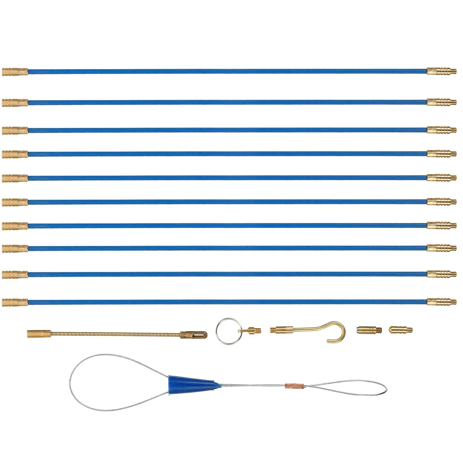 Wall Cable Set Glass Fiber Pull Rod Kit Wire Fishing Tools for Electrical Cables Coaxial Push Pull Electrician Tools
Wall Cable Set Glass Fiber Pull Rod Kit Wire Fishing Tools for Electrical Cables Coaxial Push Pull Electrician Tools