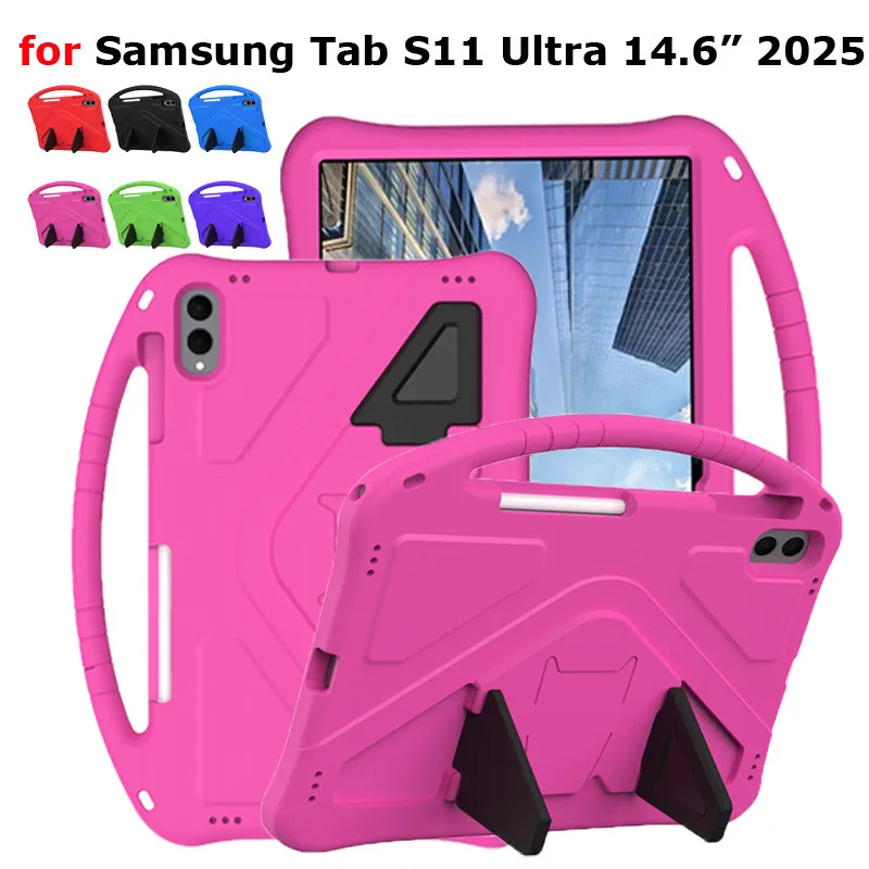For Samsung Galaxy Tab S11 Ultra 2025 14.6 Inch X930 X936 Tab S10 FE+ Plus 13.1 X620 S8 S9 Ultra 14.6 EVA Shockproof Stand Case
For Samsung Galaxy Tab S11 Ultra 2025 14.6 Inch X930 X936 Tab S10 FE+ Plus 13.1 X620 S8 S9 Ultra 14.6 EVA Shockproof Stand Case