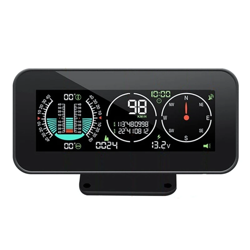 2024 New Inclinometer Compass Speedometer Car HUD Head Up Display GPS Overspeed Alarm Off Road Accessories Speed Slope Meter M60
2024 New Inclinometer Compass Speedometer Car HUD Head Up Display GPS Overspeed Alarm Off Road Accessories Speed Slope Meter M60
