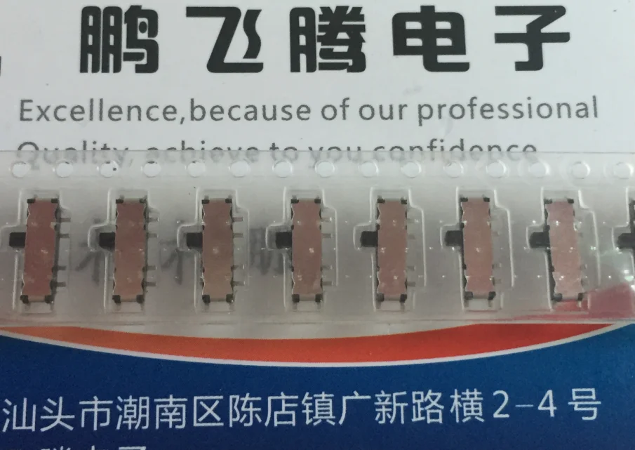 10PCS/lot Japanese SSSS813201 Patch 8-pin sliding switch 9.7*2*4.2 Power travel push switch
10PCS/lot Japanese SSSS813201 Patch 8-pin sliding switch 9.7*2*4.2 Power travel push switch