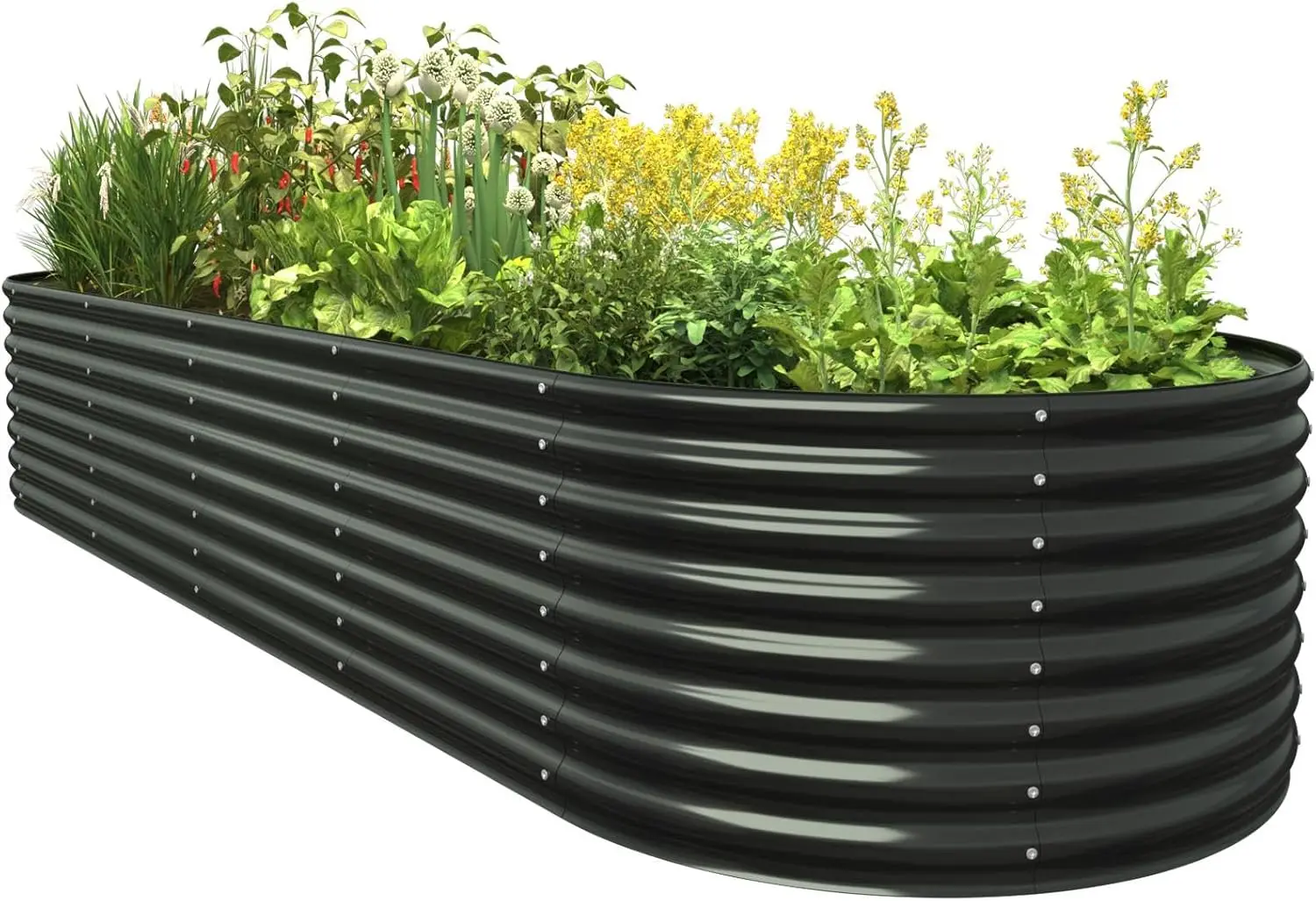 FRIZIONE 12FT(L)×4FT(W)×2FT(H) Galvanized Raised Garden Bed Outdoor, Metal Raised Garden Beds for Flower, Raised Planter Box
FRIZIONE 12FT(L)×4FT(W)×2FT(H) Galvanized Raised Garden Bed Outdoor, Metal Raised Garden Beds for Flower, Raised Planter Box