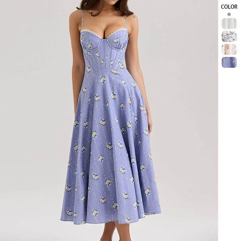 Elegant Gentlewoman's Floral Halter Slim Fit Dress Chinese Autumn Fashion No Brand Sleeveless Gown for Women
Elegant Gentlewoman's Floral Halter Slim Fit Dress Chinese Autumn Fashion No Brand Sleeveless Gown for Women