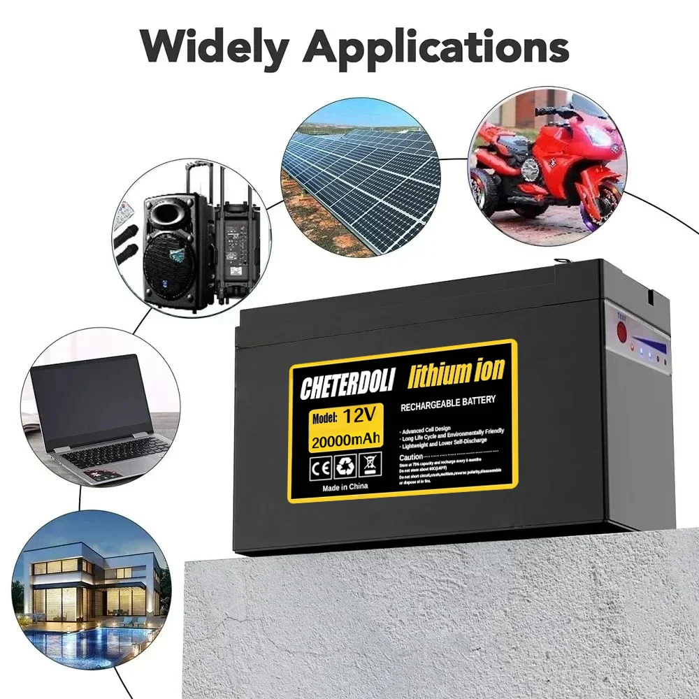 New12V 20Ah 18650 3S7P built-in high current 20A rechargeable lithium battery pack for electric vehicle spray battery+3A charger
New12V 20Ah 18650 3S7P built-in high current 20A rechargeable lithium battery pack for electric vehicle spray battery+3A charger