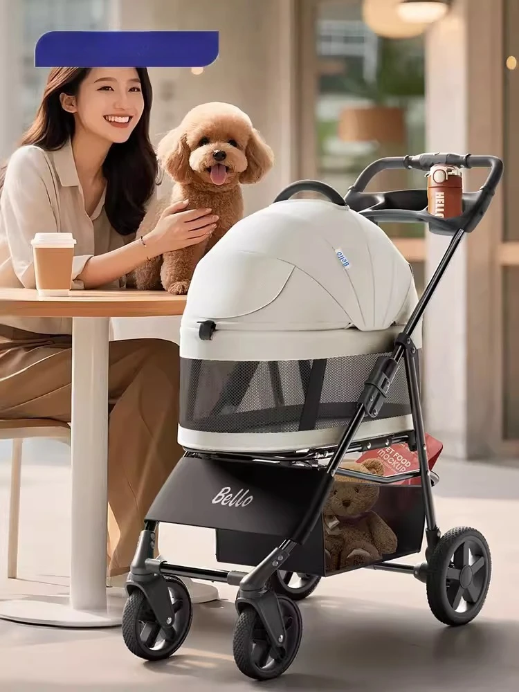 Foldable Pet Stroller for Small Dogs Cats Detachable Basket Lightweight Travel Carrier All Season Use
Foldable Pet Stroller for Small Dogs Cats Detachable Basket Lightweight Travel Carrier All Season Use