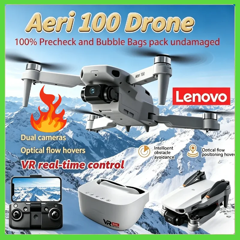 Lenovo Professional Aeri100VR 8K RC Drone Helicopter with HD Screen Quadcopter WiFi FPV Aerial Camera Toy for Kids Beginners
Lenovo Professional Aeri100VR 8K RC Drone Helicopter with HD Screen Quadcopter WiFi FPV Aerial Camera Toy for Kids Beginners