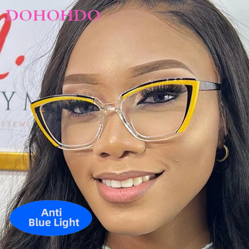 Fashion Luxury Brand Design TR90 Cat Eye Anti-Blue Light Glasses For Women Men Retro Computer For Office Work Optical Eyeglasses
Fashion Luxury Brand Design TR90 Cat Eye Anti-Blue Light Glasses For Women Men Retro Computer For Office Work Optical Eyeglasses