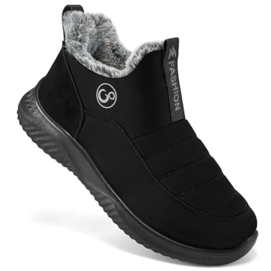 Womens Snow Boots Winter: Warm Fur Lined Ankle Booties Waterproof Non Slip Snow Shoes for Outdoor Walking
Womens Snow Boots Winter: Warm Fur Lined Ankle Booties Waterproof Non Slip Snow Shoes for Outdoor Walking