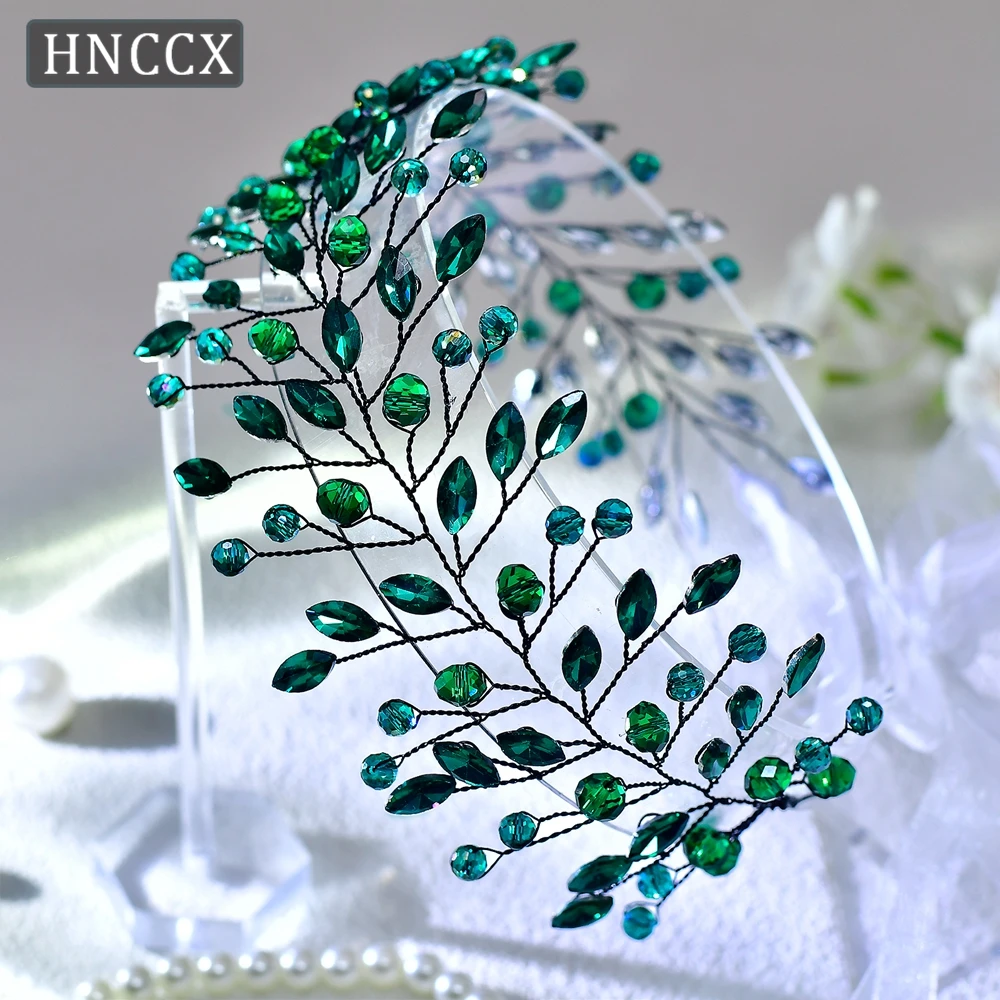 HNCCX Green Color Rhinestone Hair Band Luxury Headband Tiara Women Party Pageant Bridal Wedding Hair Accessories Jewelry CP799
HNCCX Green Color Rhinestone Hair Band Luxury Headband Tiara Women Party Pageant Bridal Wedding Hair Accessories Jewelry CP799
