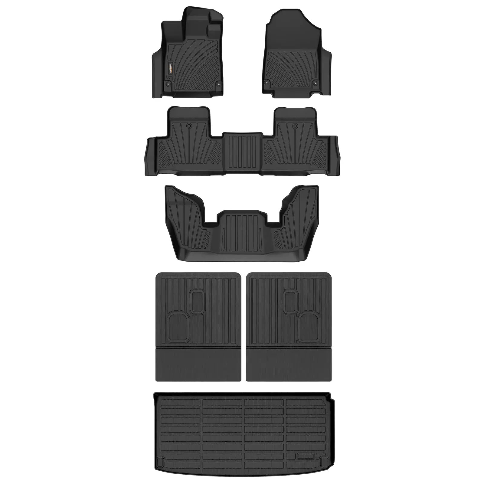 Weather Custom Floor Mats with Cargo Liner for Acura MDX2022-2025,Car Mats TPE, Heavy Duty Car Floor Liners for MDX Accessories
Weather Custom Floor Mats with Cargo Liner for Acura MDX2022-2025,Car Mats TPE, Heavy Duty Car Floor Liners for MDX Accessories