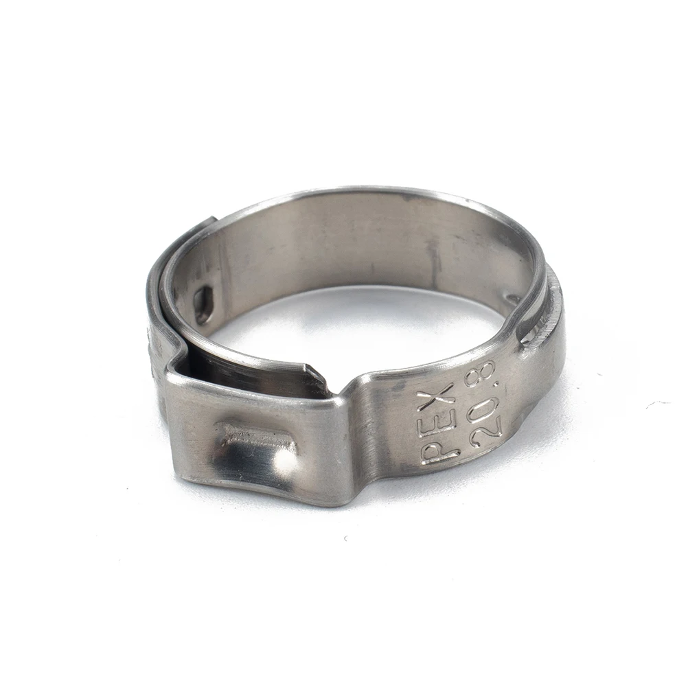 10Pcs Heavy Duty Stainless Steel Single Ear Hose Clips Drive Clamps for Water Gas Pipe Tubes Fuel Lines Industrial Marine Silver
10Pcs Heavy Duty Stainless Steel Single Ear Hose Clips Drive Clamps for Water Gas Pipe Tubes Fuel Lines Industrial Marine Silver