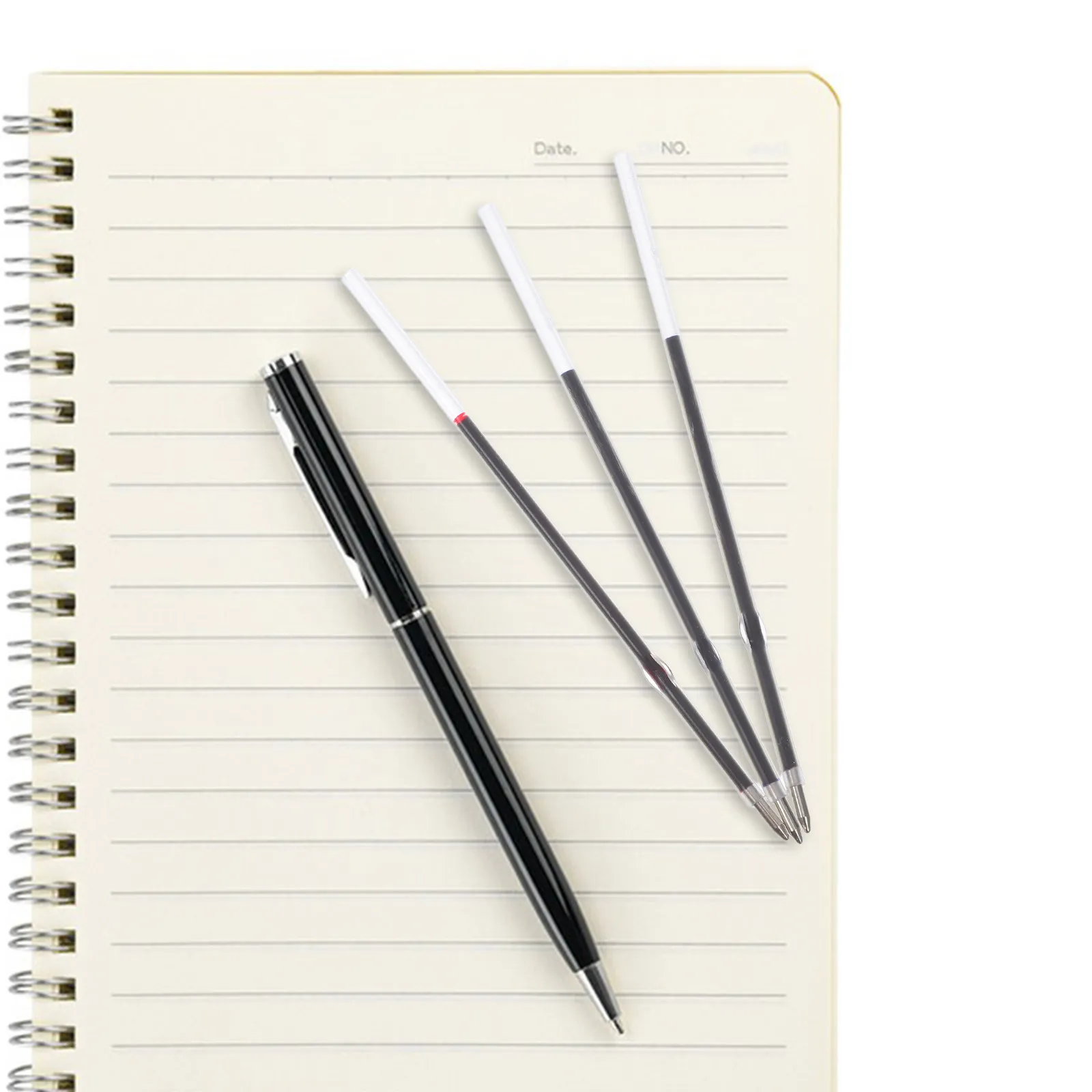 300Pcs 0.7mm Black Ink Pen Refills Seamless Fluid Writing Convenient Replacement for Push-Type Ballpoint Pens Office Accessories
300Pcs 0.7mm Black Ink Pen Refills Seamless Fluid Writing Convenient Replacement for Push-Type Ballpoint Pens Office Accessories