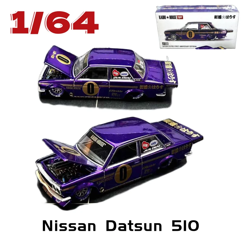 Kaido House Diecast 1/64 Scale Nissan Alloy Car Model Nissan Datsun 510 Openable Car Model Toys for Boys Original Box
Kaido House Diecast 1/64 Scale Nissan Alloy Car Model Nissan Datsun 510 Openable Car Model Toys for Boys Original Box