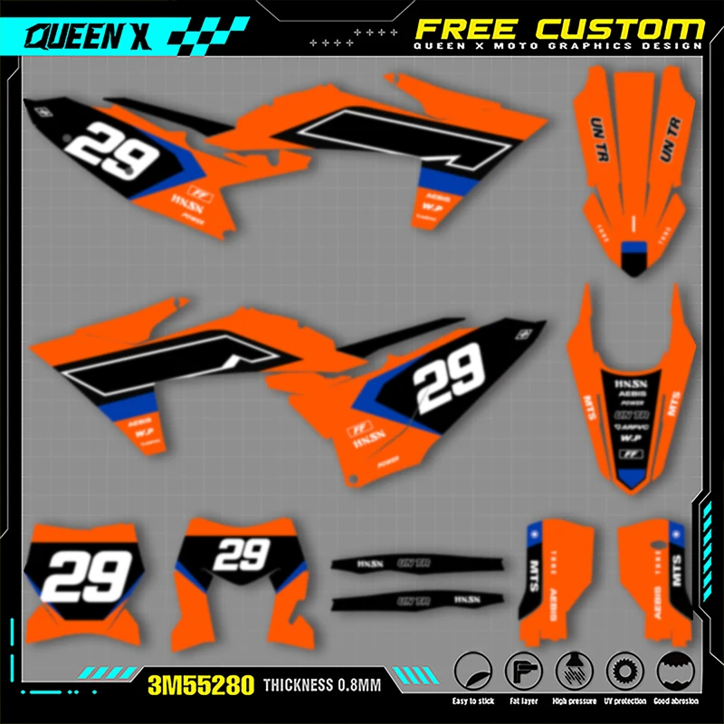 QUEEN X MOTO для KTM SX SXF 2023 2024 2025 EXC XCW 2024 2025 2026 Мотоциклетная графика Наклейки Наборы наклеек Номер Имя На заказ
QUEEN X MOTO для KTM SX SXF 2023 2024 2025 EXC XCW 2024 2025 2026 Мотоциклетная графика Наклейки Наборы наклеек Номер Имя На заказ