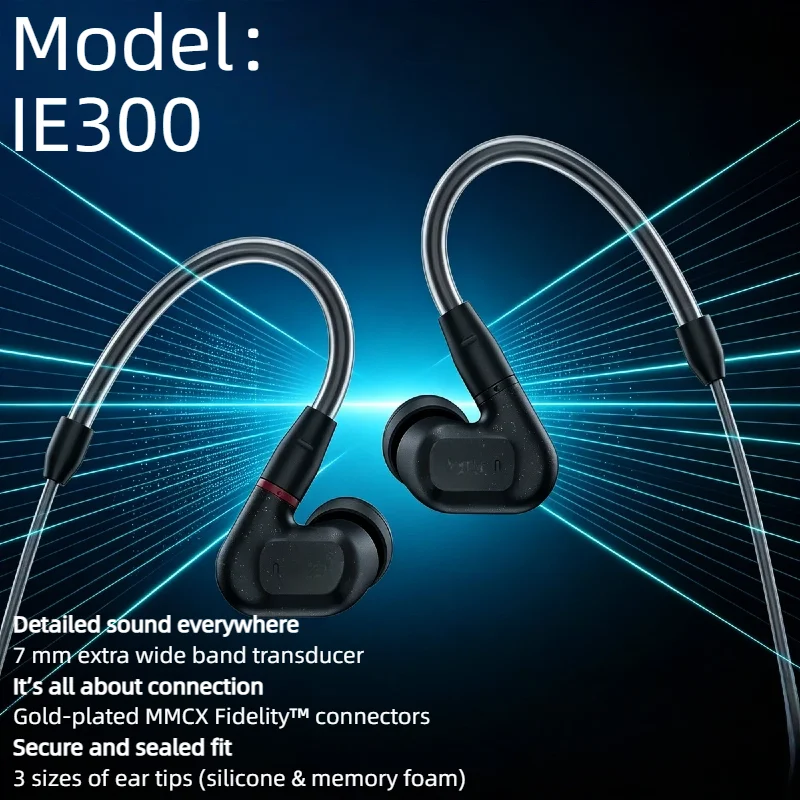 IE300 Bass Heavy Wired Earphones In-ear HIFI Stereo Earbuds for Running and Sports Headphones Brand New Tangle Free Pro
IE300 Bass Heavy Wired Earphones In-ear HIFI Stereo Earbuds for Running and Sports Headphones Brand New Tangle Free Pro