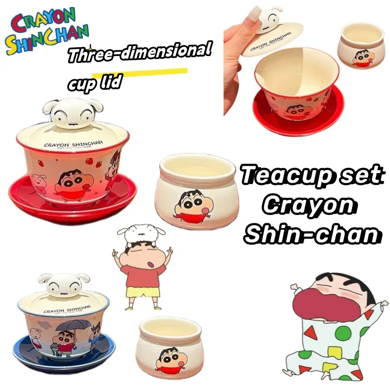 Crayon Shin-chan Satō Masao Nohara Shiro Anime Peripherals Creative Cartoon Print High Value Ceramic Teacup Set High Value Gifts
Crayon Shin-chan Satō Masao Nohara Shiro Anime Peripherals Creative Cartoon Print High Value Ceramic Teacup Set High Value Gifts