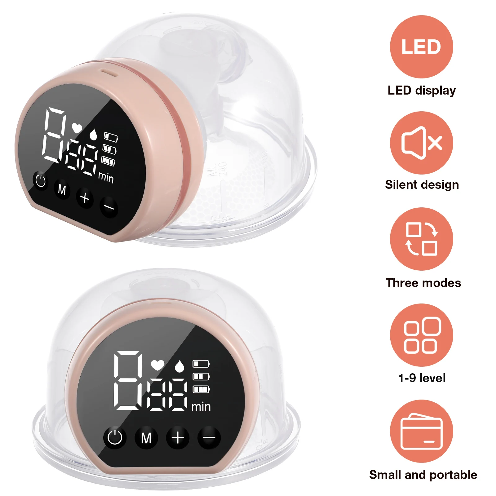 1 Pink Electric Pump Portable Automatic Hands Free Suction Breastfeeding Lactation Massager Easy Wash No Leakage Low
1 Pink Electric Pump Portable Automatic Hands Free Suction Breastfeeding Lactation Massager Easy Wash No Leakage Low