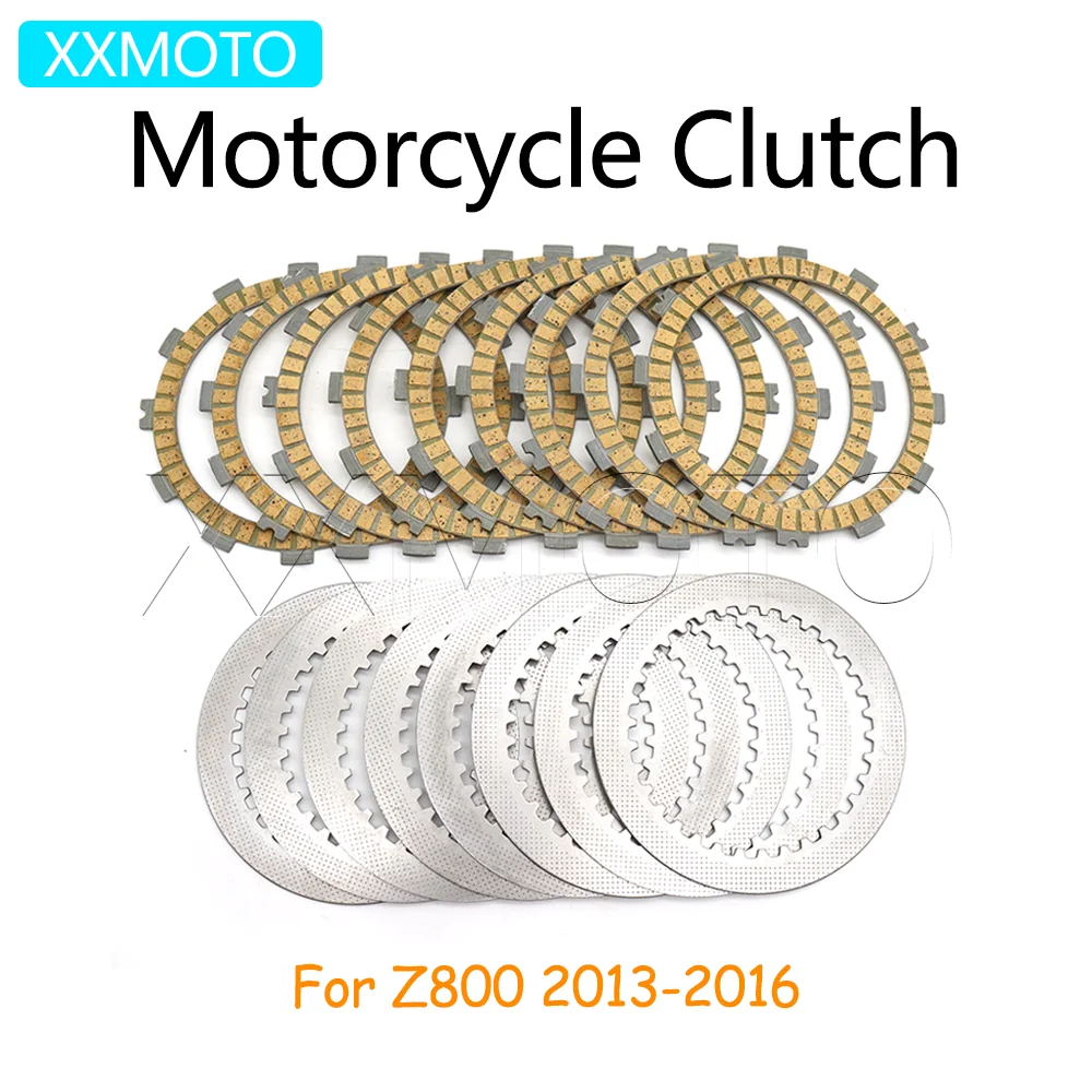 For Kawasaki Z800 2013 2014 2015 2016 Z 800 Motorcycle Z800 Clutch Plates Friction Steel Plates Disc Kits
For Kawasaki Z800 2013 2014 2015 2016 Z 800 Motorcycle Z800 Clutch Plates Friction Steel Plates Disc Kits