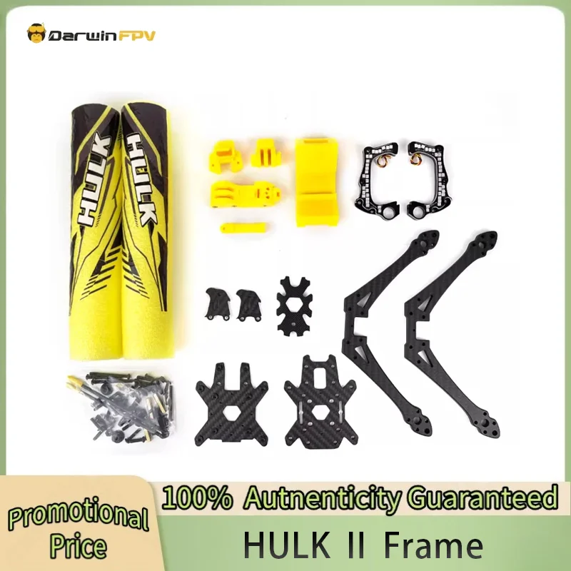 DarwinFPV HULK Ⅱ Waterproof FPV Drone Frame Carbon Fiber Spare Parts for RC Quadcopter FPV Freestyle RC Parts
DarwinFPV HULK Ⅱ Waterproof FPV Drone Frame Carbon Fiber Spare Parts for RC Quadcopter FPV Freestyle RC Parts