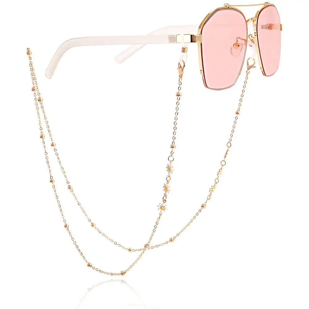 Adjustable Vintage Cute Decoration Simple Colorful Flower Sunglasses Chain Mask Chain Eyeglasses Lanyard Eyewear Accessories
Adjustable Vintage Cute Decoration Simple Colorful Flower Sunglasses Chain Mask Chain Eyeglasses Lanyard Eyewear Accessories
