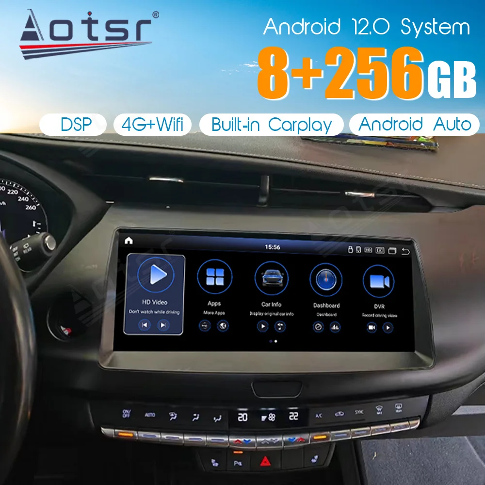 Автомагнитола для Cadillac XT4, мультимедийный видеоплеер с экраном 10,25 дюйма, ОЗУ 8 Гб, ПЗУ 256 ГБ, Android 12, DVD-плеер, навигация, стерео, GPS
Автомагнитола для Cadillac XT4, мультимедийный видеоплеер с экраном 10,25 дюйма, ОЗУ 8 Гб, ПЗУ 256 ГБ, Android 12, DVD-плеер, навигация, стерео, GPS