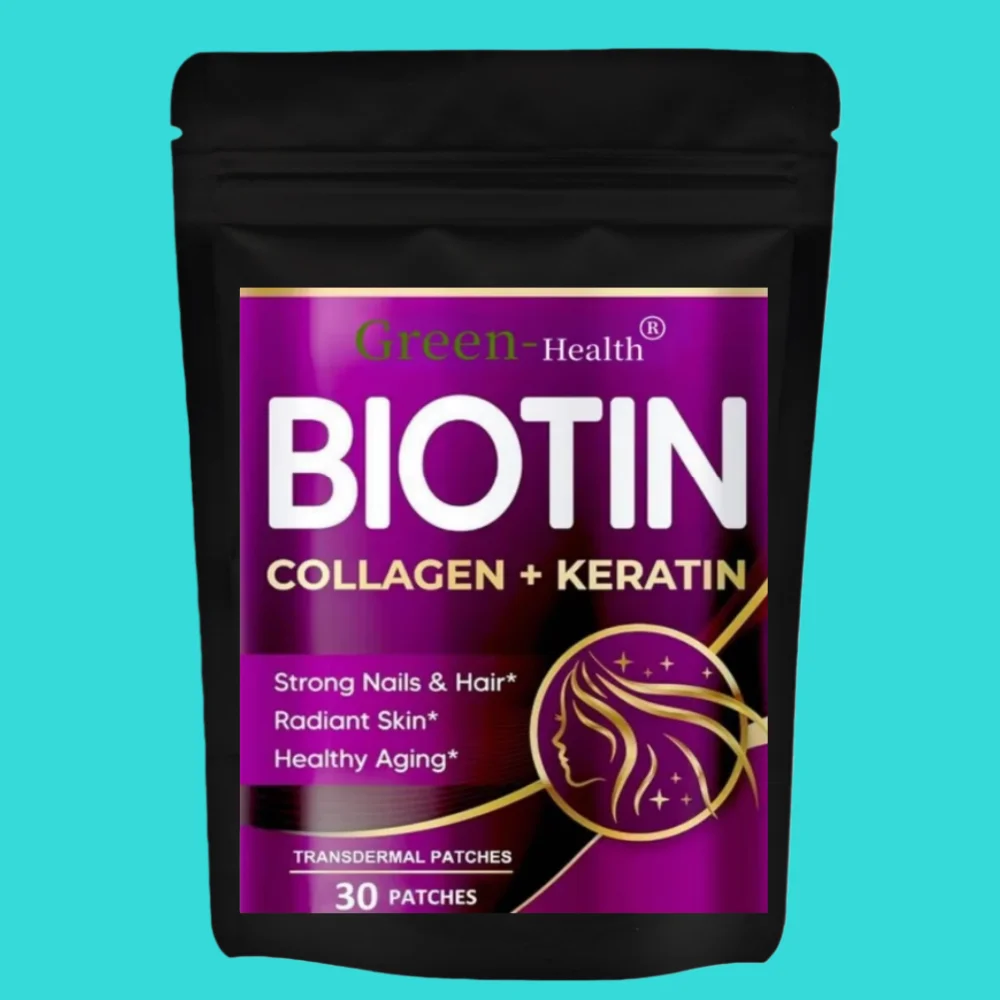 Набор из 30 прозрачных биотиновых патчей с коллагеном: волосы, ногти, уход за кожей и здоровое старение, поставка на 30 дней
Набор из 30 прозрачных биотиновых патчей с коллагеном: волосы, ногти, уход за кожей и здоровое старение, поставка на 30 дней