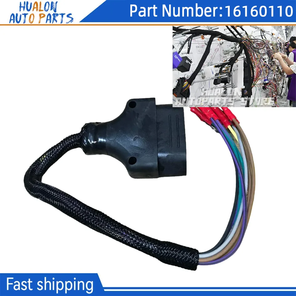 16160110 жгут проводов, реле фары грузовика для SnowDogg, снегоочиститель, боковое освещение автомобиля, кабель управления в сборе, производитель
16160110 жгут проводов, реле фары грузовика для SnowDogg, снегоочиститель, боковое освещение автомобиля, кабель управления в сборе, производитель